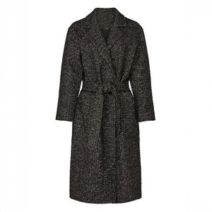 Apiece Apart Women's Wool Oversized Coat Belted Black Grey $695 - Size M